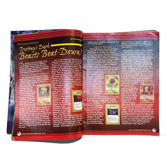 Pokemon Beckett Collector Magazine Vol 4 Sept 2002 Ash Rides the Mighty Arcanine - Picture 3 of 8